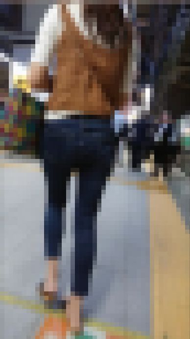 【食べ頃ヒップ】20代細身OLスキニーデニム尻8 サンプル画像2