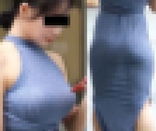 【高画質】外でも強烈!タイト尻ロケット爆乳美人 サンプル画像2