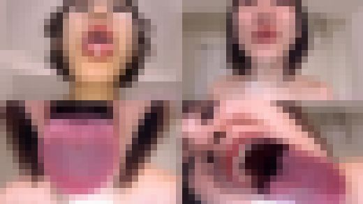 【舌フェチ唾フェチ】美波もものエロい舌・唾・口の臭い堪能コース1 サンプル画像1