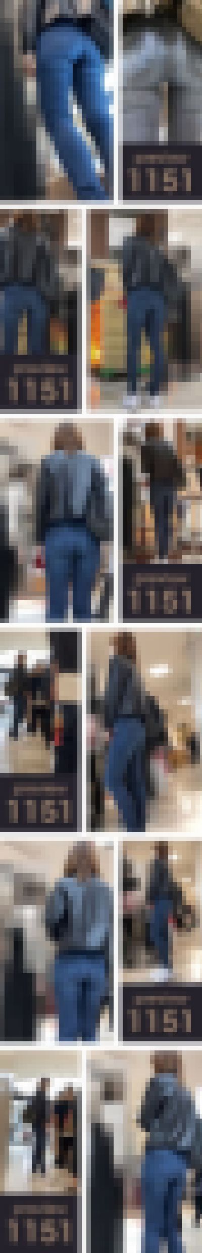 【1151】エスカ4連発！美尻マダムのおもてなしアングル祭り！ピチピチスキニージーンズ女子　サンプル画像1