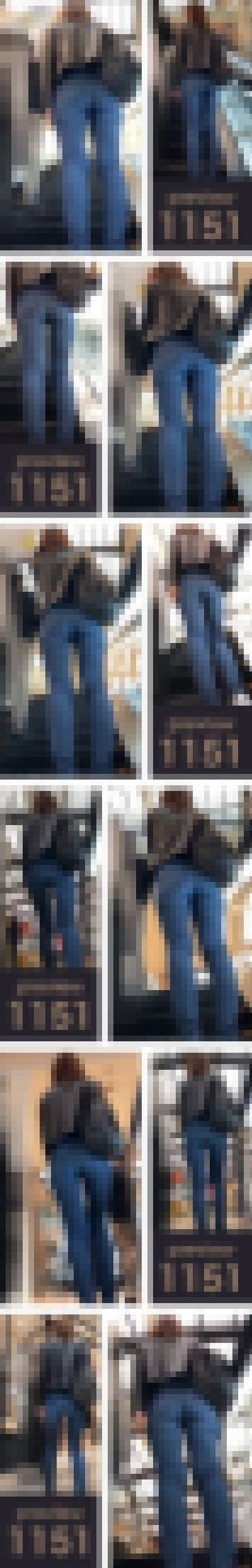 【1151】エスカ4連発！美尻マダムのおもてなしアングル祭り！ピチピチスキニージーンズ女子　サンプル画像3