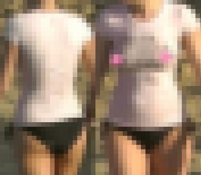 【フルHD】海水浴場のノーブラTシャツでシャワーお姉さん! サンプル画像3