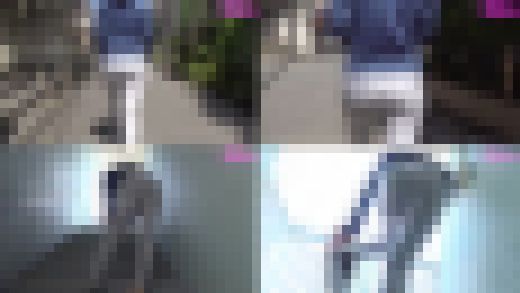 レギンス女子むっちりデカ尻にクイコミ。パンティーライン（1）　サンプル画像1