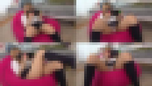 スマホやゲームに夢中な、むっちりグラドル体型J Kのミニスカ制服パンチラ（2）　サンプル画像1