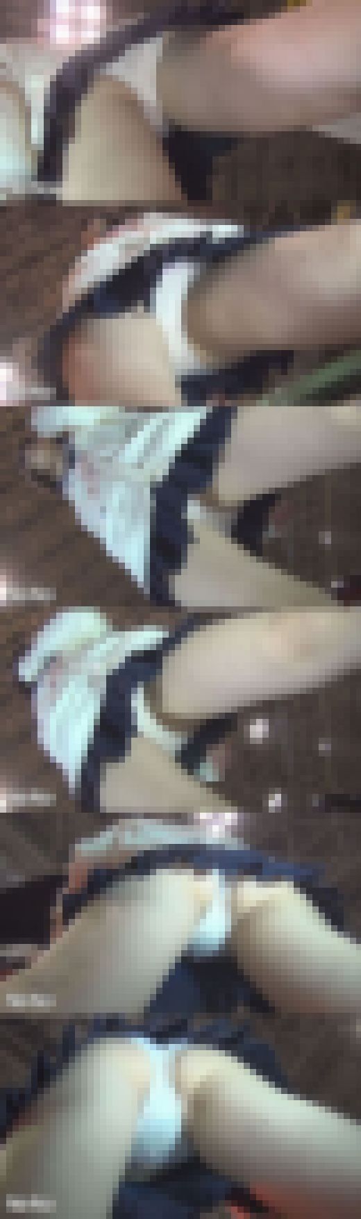 高画質動画 美少女レイヤー檸檬ちゃん制服コスを真っ逆さま撮り！パンツ丸見えVol-2　サンプル画像3