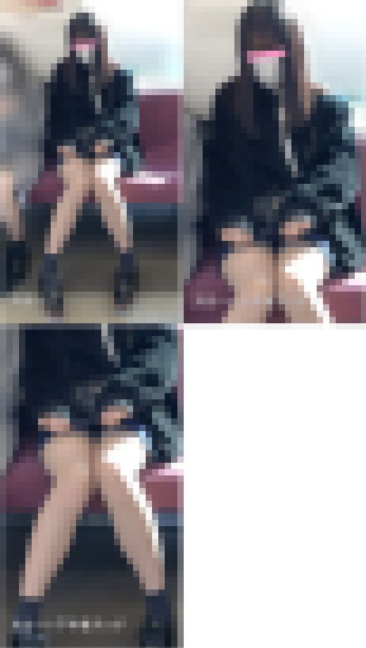 【5/31まで顔ボカシなし】モデル！？スタイル抜群JDがミニスカすぎてパンツ丸見え　サンプル画像3