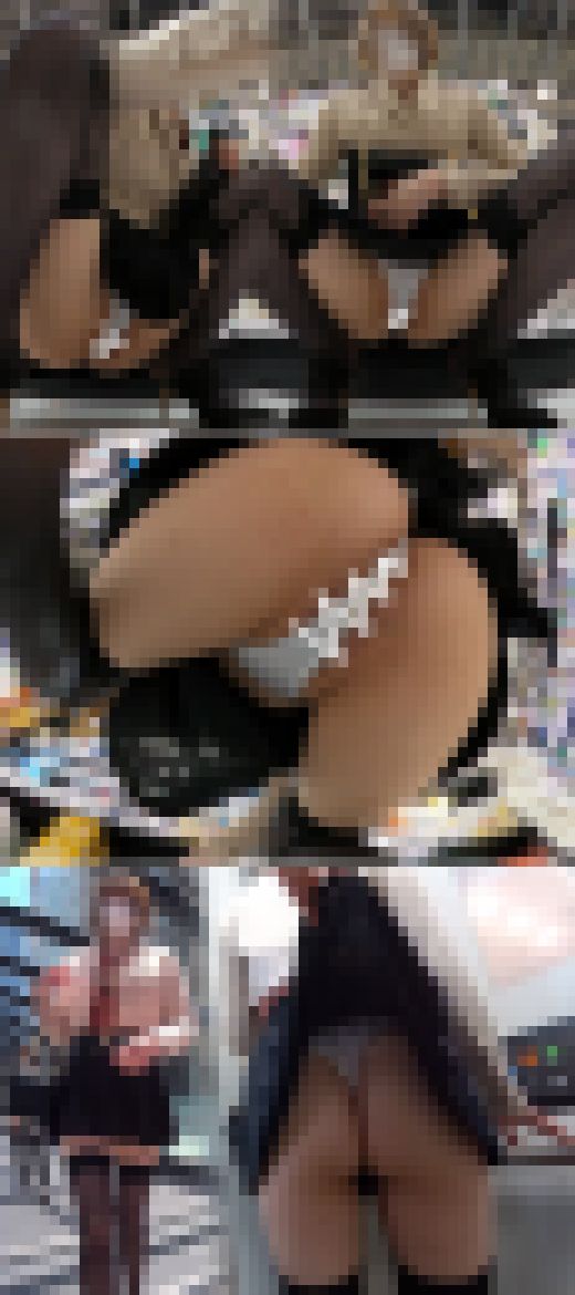 【フルHD 超高画質】【後編】キレカワ美女のエグい食い込みパンチラ!!高身長でスタイル抜群の巨乳お姉さん!!　サンプル画像2