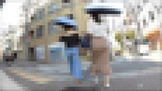 D-38 かさじり 傘尻 日傘をさした美女 サンプル画像2