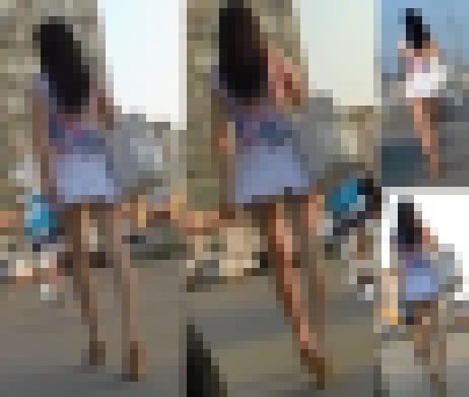 【盗撮!】9頭身美女のプリーツスカートから見える喰い込みパンツを逆さ撮り!! サンプル画像2
