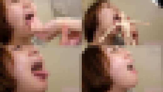 プレミアム版付き！佐々木咲和のマニアックな口内観察・口内フェチプレイ！【口内フェチ】【丸吞み】　サンプル画像1