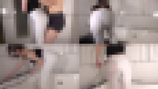 白ピタパン娘のむっちり尻（3） 透けパン尻を撫で回してセクハラ、ずぶ濡れで着衣濡れ透け撮影　サンプル画像2