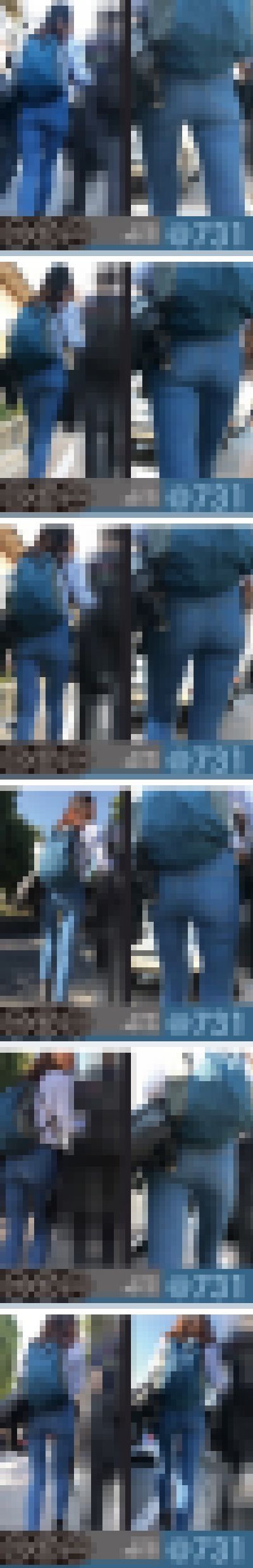 【#0105@731】長身ボディー炸裂！下り坂でも俯瞰にならない腰の位置の高さ！　サンプル画像2