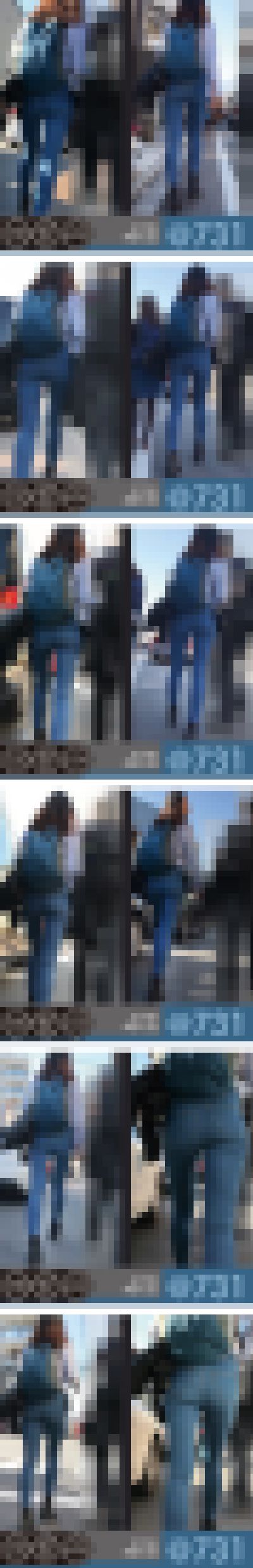 【#0105@731】長身ボディー炸裂！下り坂でも俯瞰にならない腰の位置の高さ！　サンプル画像3