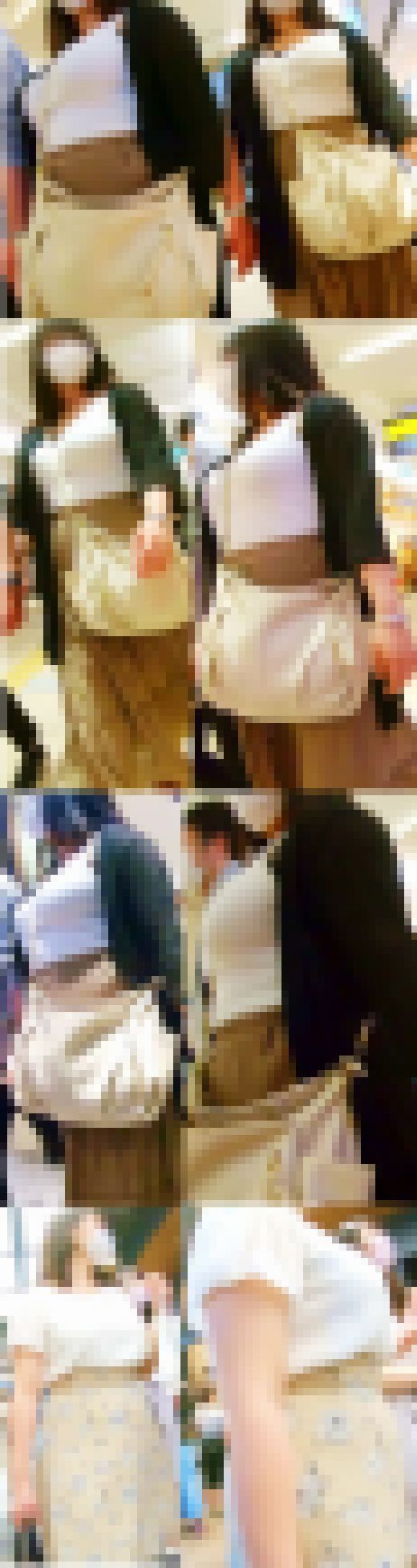 No.744【オマケつき】巨乳がカーディガン隙間でズシ！お乳の存在感から目を離せないお姉さん　サンプル画像1