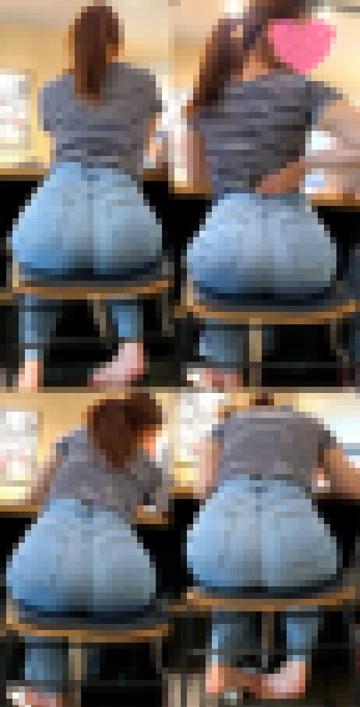 ピチピチジーンズヒップ184_ムチムチ極エロ突き出し尻をローアンから！！JDお姉様♪　サンプル画像2