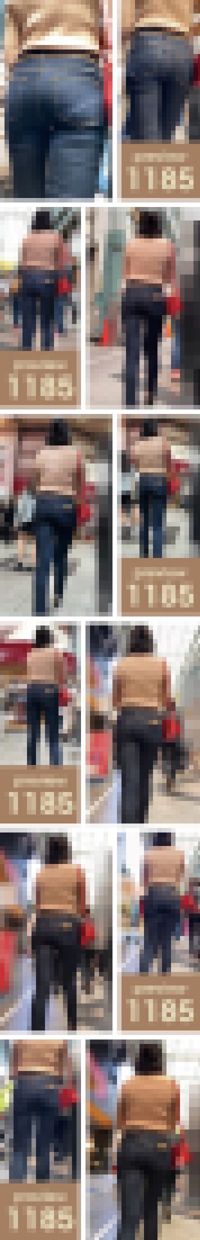 【1185】「デニム+ほっそいベルト」に興奮するように仕向けられたボクの呪われたDNA!ピチピチスキニージーンズ女子 サンプル画像1