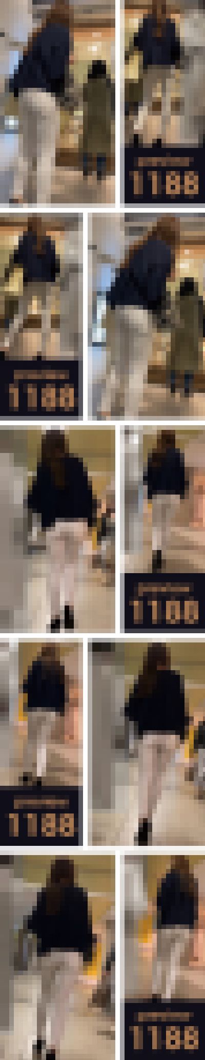 【1188】カチカチでもゴリムチでもない絶妙マシュマロ質感！ピチピチ白スキニパンツ女子　サンプル画像3