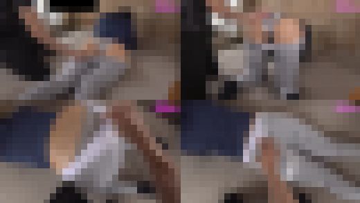 デカ尻レギンス女子の尻弄り（2） むっちり巨尻お触り、生パンティーのワレメ愛撫編　サンプル画像2