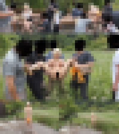 【野外露出】金髪ギャルとお外でオナニーWフェラ　サンプル画像1