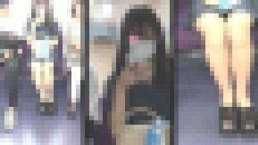 057スタイル抜群でキレイなお姉さん3人の美脚をじっくり観察! サンプル画像2