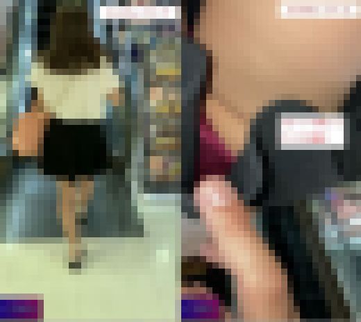 _街中盗撮1_私服OL~スカートめくり•パンチラ•盗撮~ サンプル画像2