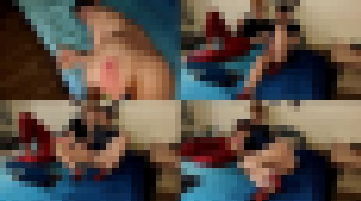 【デカ尻メガネ女子】おっきい桃尻で馬並みのオチンポ咥える女の子 サンプル画像1