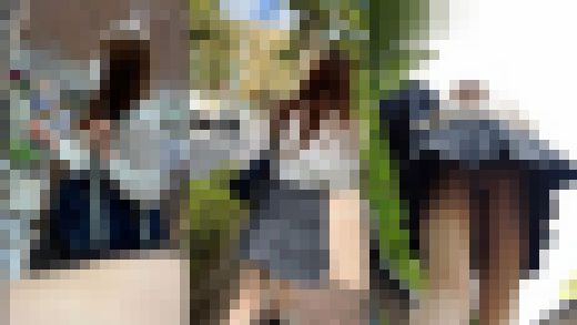 【4K】TikT●kで新校舎で喜ぶ動画が話題！あの学校の子を撮りに行きました　サンプル画像1
