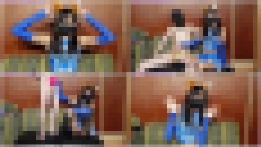 【手コキ＃11】きつねダンスでドS言葉責め！ユリ2回目★パンチラ＆ワキ見せ★乳首責め＆寸止めで大量射精でびっくり！　サンプル画像1