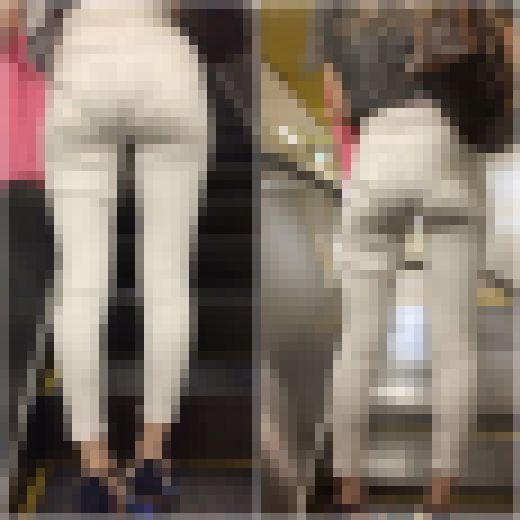 No.23「ハミ出す尻肉が堪らん　セレブJD編」　サンプル画像1