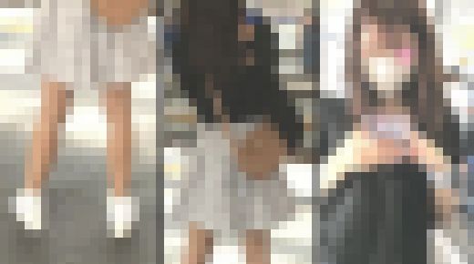 062スタイル抜群な女子大生のお姉さん3人を色々観察! サンプル画像2