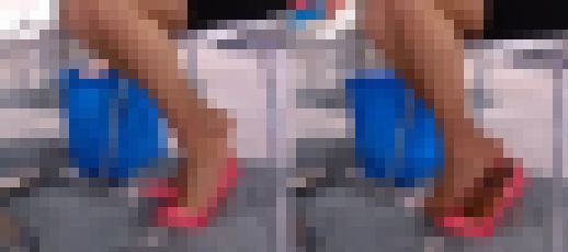 ☆動画☆展示会の休憩コーナーでパンプス脱ぎ　サンプル画像1