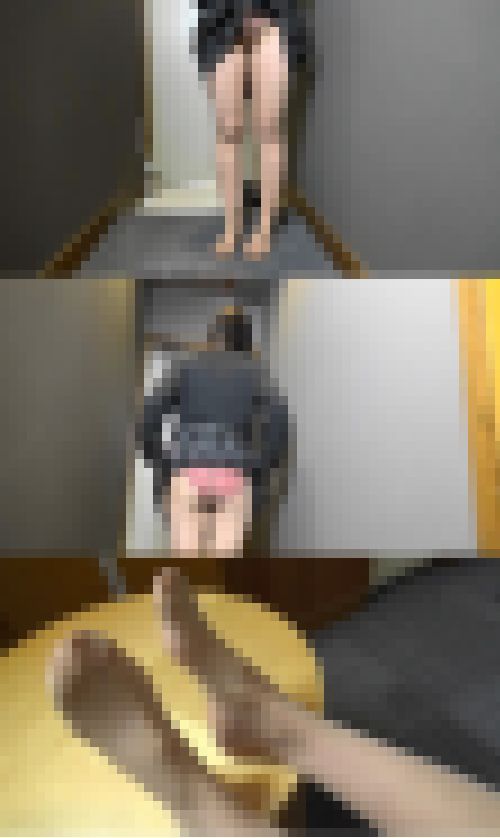 （動画）憧れていたお洒落なカフェの美人お姉さま💛④（制服+肌色ストッキング）　サンプル画像1