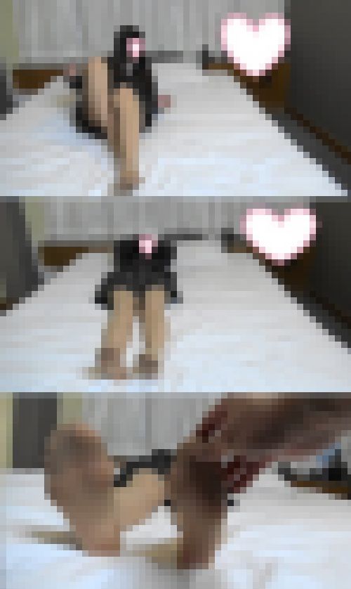 （動画）憧れていたお洒落なカフェの美人お姉さま💛④（制服+肌色ストッキング）　サンプル画像3