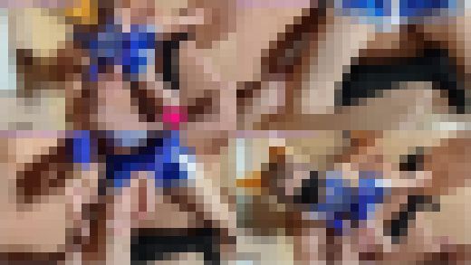 【手コキ#13】めい②きつねダンスで射精後も止まらない手コキ★癒し系なのに積極的な責め★大量射精で太ももにザーメン垂れます! サンプル画像3
