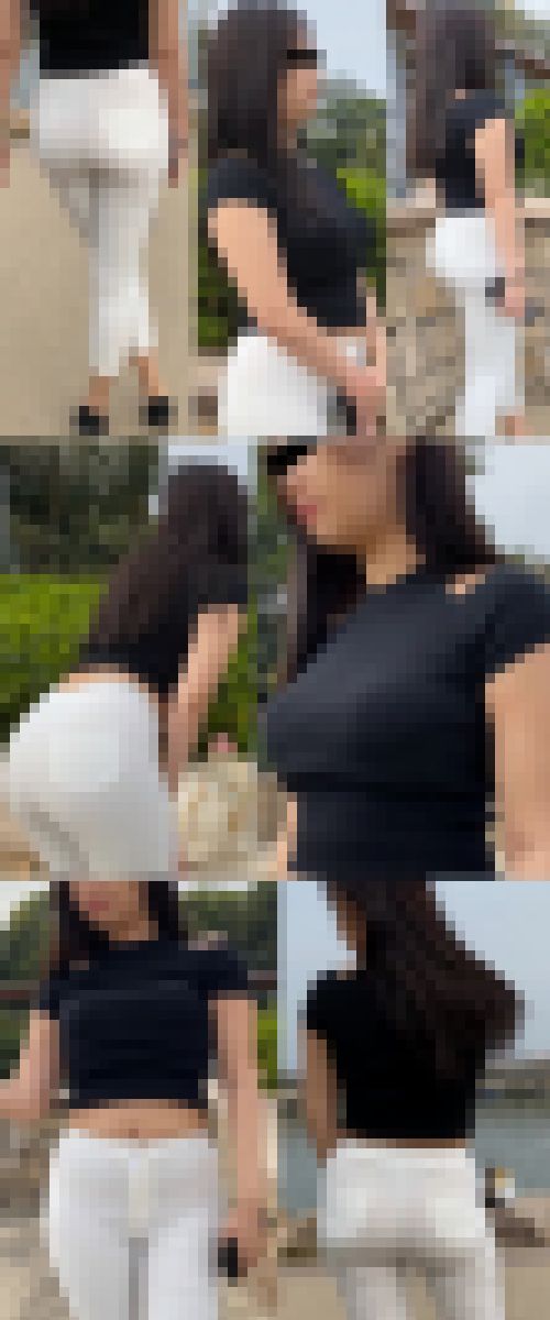 【超高画質セット】巨乳デカ尻さん！脚を上げたらＴバックがはみ出て　サンプル画像2