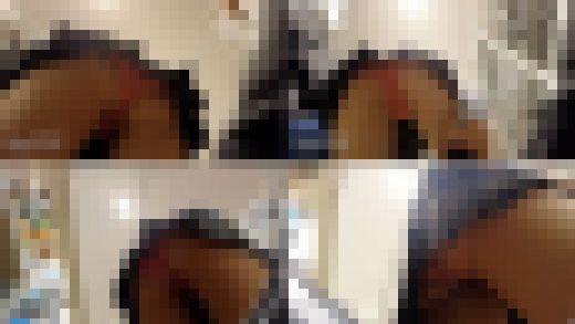 【4K】4回目！家まで密着！プリ尻ポニテ制服美少女！　サンプル画像1