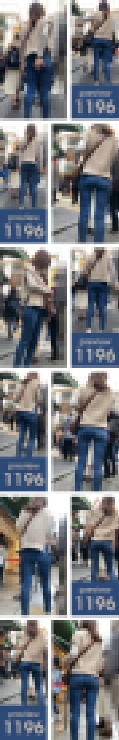 【1196】美人の美尻ガン見タ~イム!この行列…一生進まなくて構わない!ピチピチスキニージーンズ女子(後編) サンプル画像2