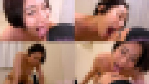 【舌フェチ唾フェチ】平井栞奈のエロい舌でたっぷり顔舐め鼻舐め＆手コキプレイ　サンプル画像1