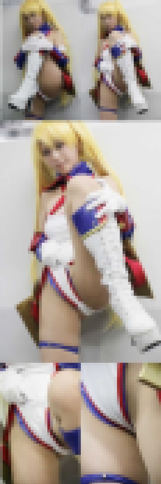 【写真】モリマン鼠蹊部！ストッキング越しにレオタードの股間をぐいぐい食い込ませる美人レイヤーの囲み撮影　超盛り230枚！ vol　サンプル画像1