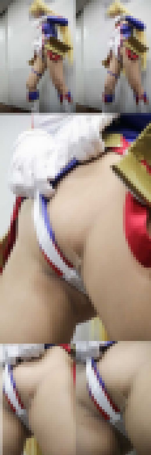 【写真】モリマン鼠蹊部！ストッキング越しにレオタードの股間をぐいぐい食い込ませる美人レイヤーの囲み撮影　超盛り230枚！ vol　サンプル画像2