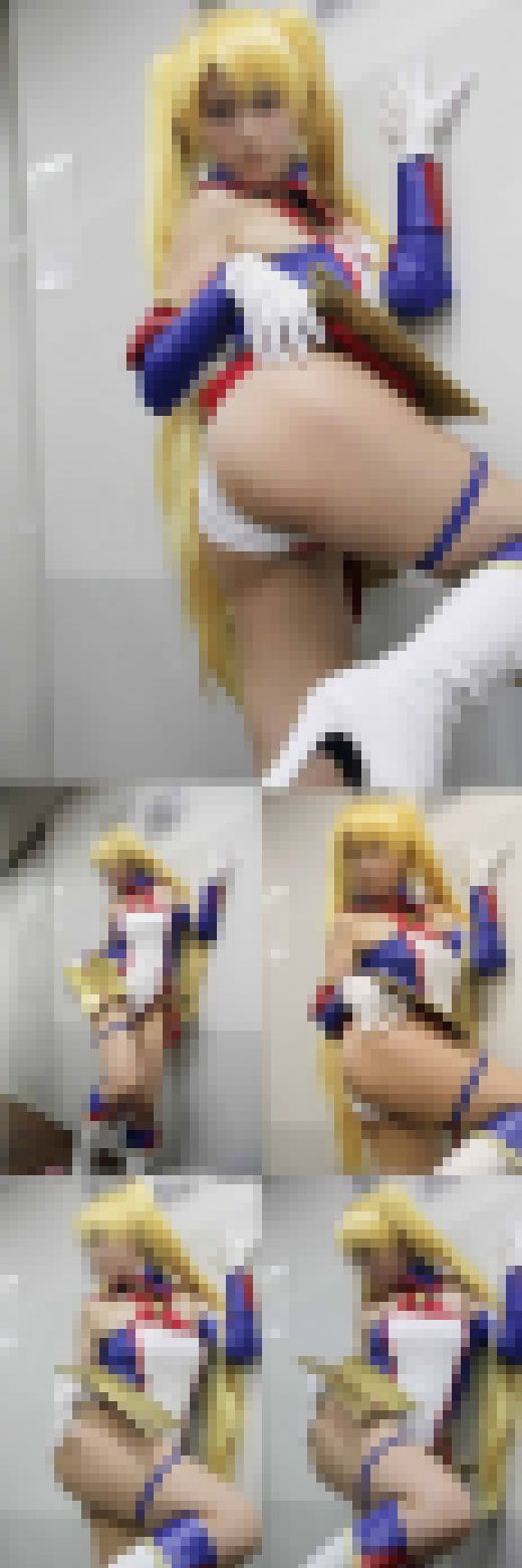 【写真】モリマン鼠蹊部！ストッキング越しにレオタードの股間をぐいぐい食い込ませる美人レイヤーの囲み撮影　超盛り230枚！ vol　サンプル画像3