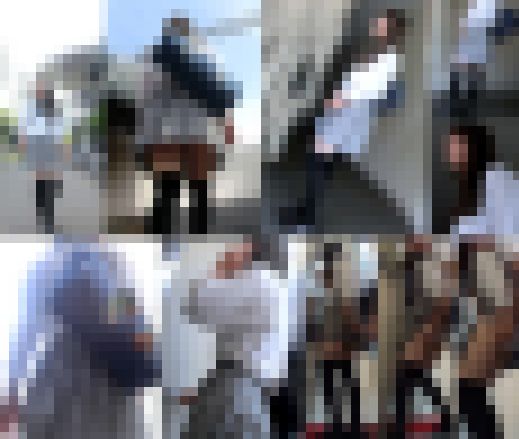 ニーハイ制服美少女が卑劣な痴漢で股間をびっしょり濡らしてしまう恥辱初体験編 サンプル画像1