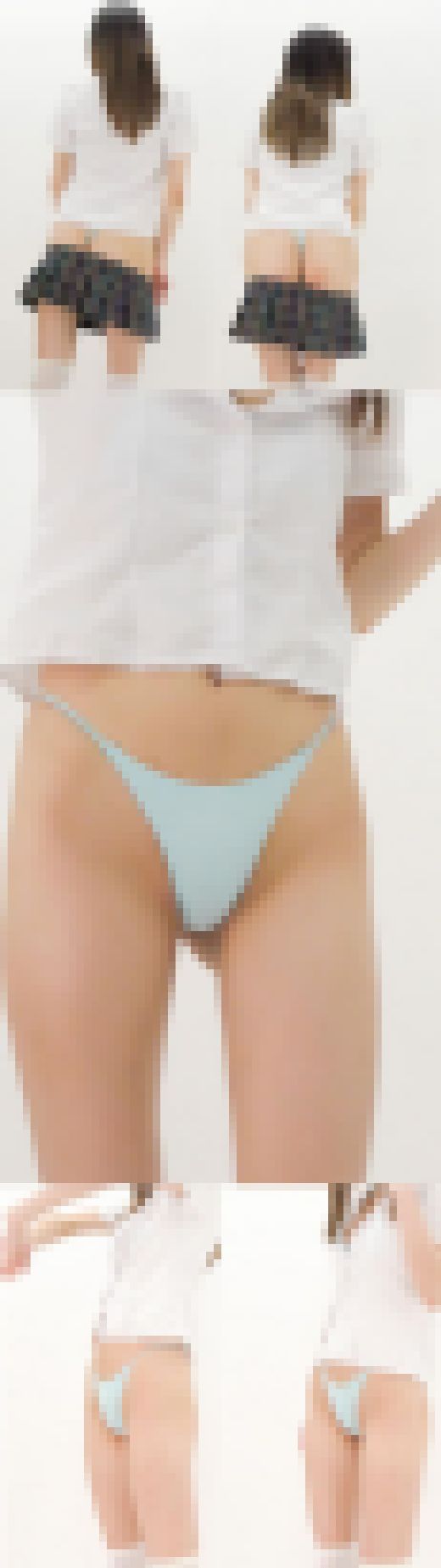 【フェチ動画】Fカップ美人女子大生ガー●ズバー店員さんにギャルコスプレをさせたら最後お尻を突き出してア●ル皺まで見せてもらった^　サンプル画像3