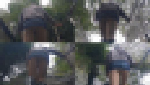 美熟女に超ミニスカ＆パンスト履かせてローアングル真下撮り　サンプル画像3