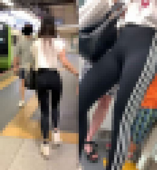 ★人気作★ギャルママの美しいパンティーライン！【ピタパン散策30】　サンプル画像3