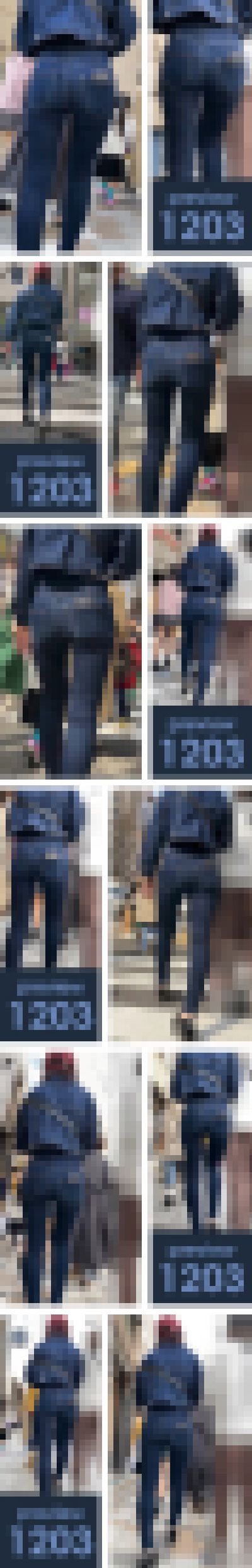 【1203】ああ…そのコーデをユニフォームにしたお店で接待されたい!ピチピチハイウエストスキニージーンズ女子(前編) サンプル画像1