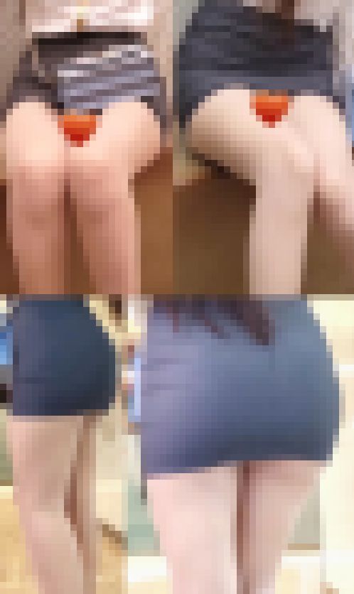 【高画質】パンスト巨乳ＯＬの胸チラと座りパンチラ　サンプル画像3