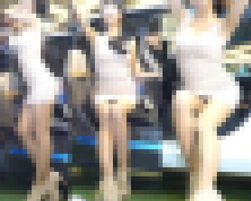 高画質 キャンギャルチラ見せ！２１ レースのパンツ　サンプル画像1