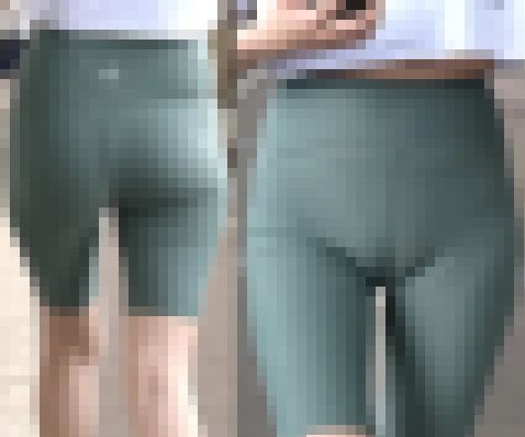 高画質 食い込みスパッツの強烈なマンスジと美尻美人　サンプル画像2