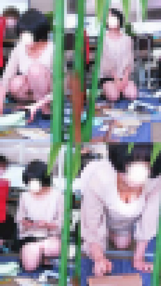 バレ・・・た? クールなボインちゃんのキュートなパンティ からの冷たい視線・・・ サンプル画像1